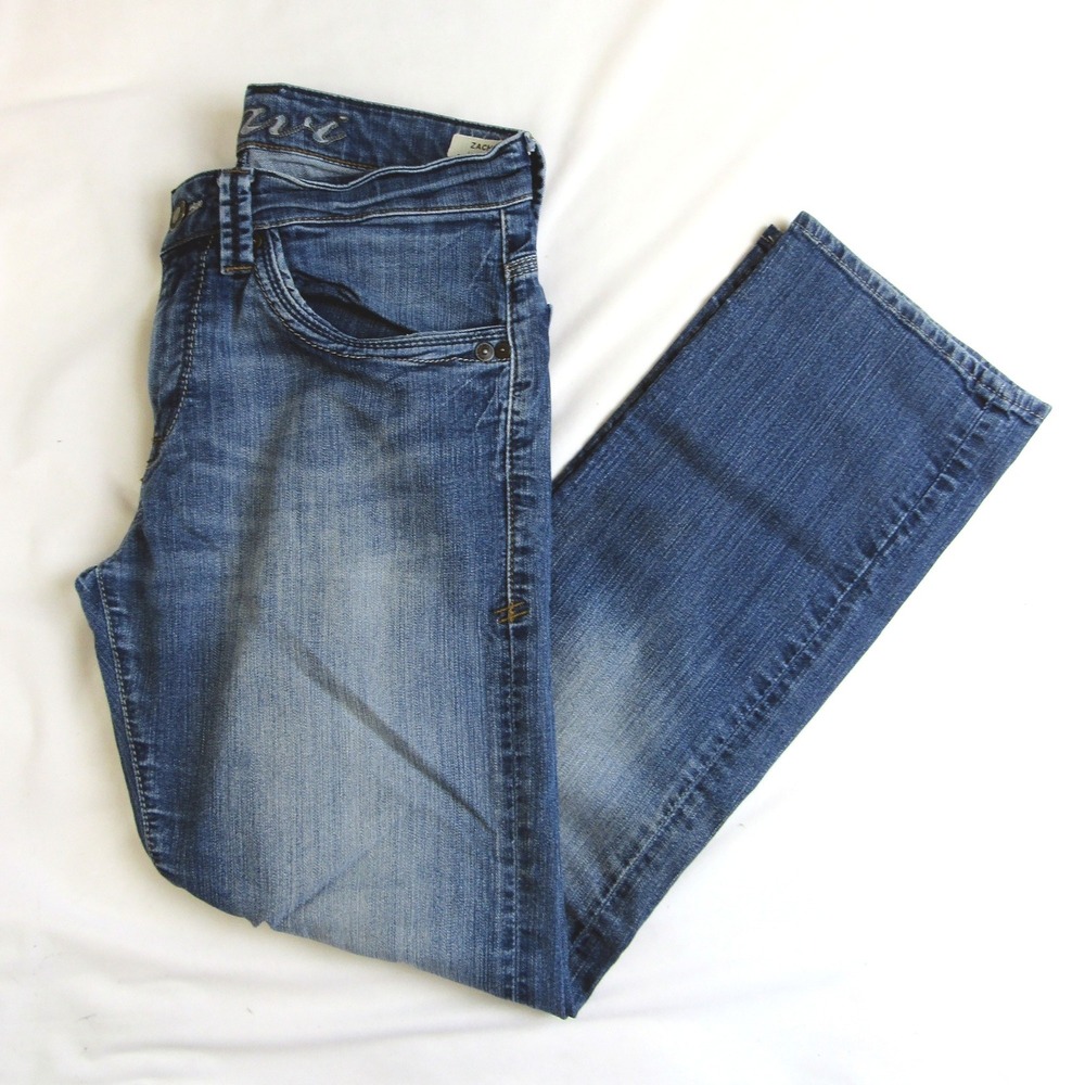 Mavi Jeans Zach Blue Low-Rise Easy Straight Leg Men's Size 30
